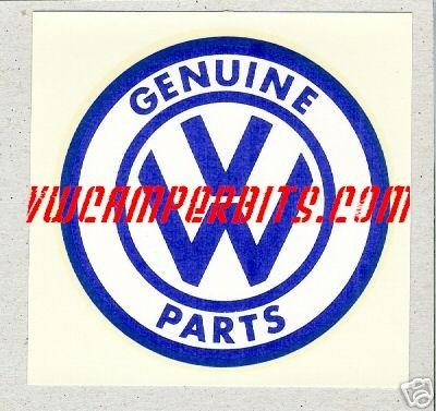 VW Service Sticker/Decal 1950 style